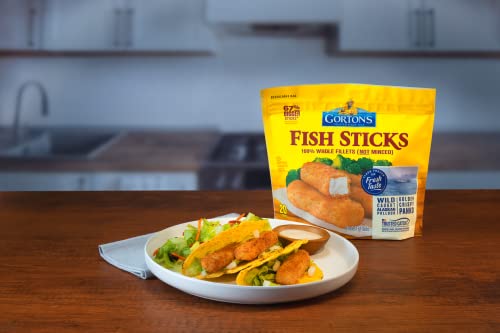 Gorton's, Crunchy Breaded Fish Sticks, 19 Oz (Frozen) #TOP4