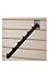 6-Ball Tube Waterfall Faceout in Black for Slatwall - Pack of 10