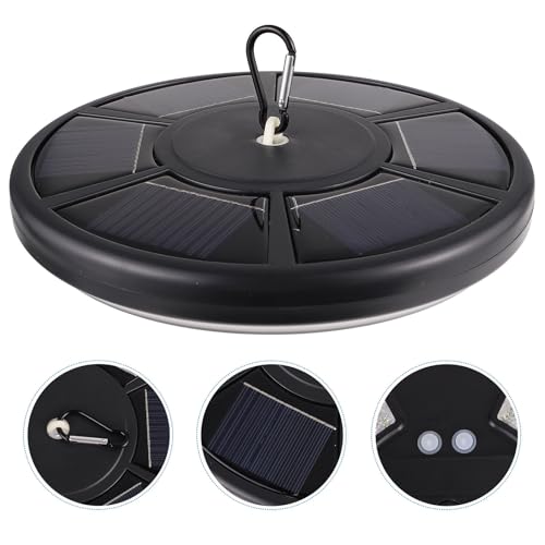 Lámpara solar para poste de bandera hecha de material abs resistente y 42 led de alta duración 5