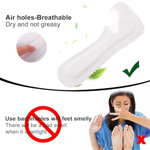 Almohadillas para tacones NOLITOY blancas antideslizantes miniatura 7