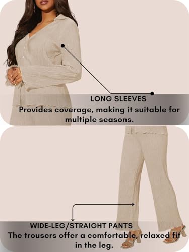 Image of GRECIILOOKS Co ord Set Women Stylish | Dress for Woman | Women's Summer Cord Set | Trendy Poly Cotton Pajama Set | Full Sleeve Beach & Resort Outfits