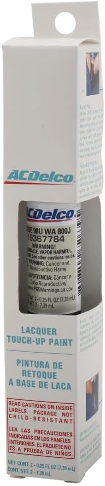 ACDelco GM Original Equipment 19367784 White Diamond Pearl (WA800J) Four-In-One Touch-Up Paint - .5 oz Pen, 0.5 Fl Oz (Pack of 1)