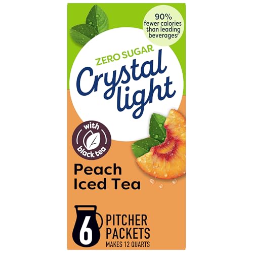 Crystal Light Drink Mix, 6 Pitcher Packets, for Flavorful Hydration