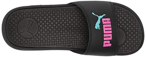 Puma Women's Cool Cat Slide Sandal, Black-Luminous Pink, 8 #TOP4