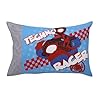 NoJo Marvel Spiderman Spidey and his Amazing Friends Spidey Time Red, Blue, and Grey 4 Piece Toddler Bed Set - Comforter, Fitted Bottom Sheet, Flat Top Sheet, and Reversible Pillowcase #5