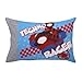 NoJo Marvel Spiderman Spidey and his Amazing Friends Spidey Time Red, Blue, and Grey 4 Piece Toddler Bed Set - Comforter, Fitted Bottom Sheet, Flat Top Sheet, and Reversible Pillowcase