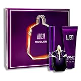 perfume original alien Mugler alien eau parfum 30ml recargable + locion corporal 50ml + eau parfum 10ml