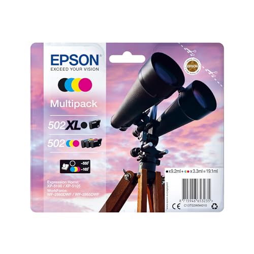 Epson 502XL multipack jumelles cartouches d'encre XL pour éviter les pannes d'impression à la maison