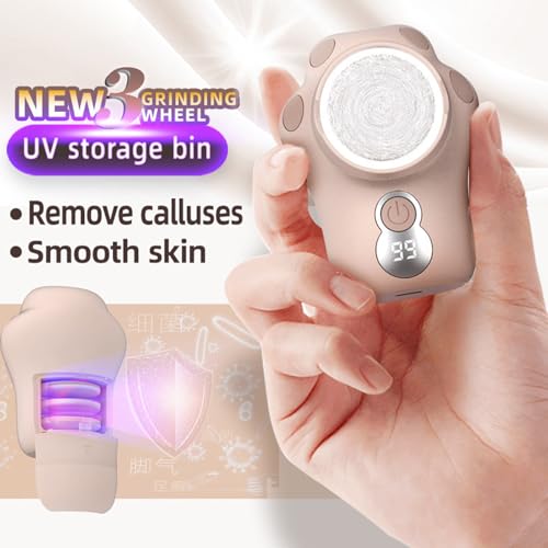 Dissolvant électrique pour callosités avec têtes interchangeables anti peau morte - 2
