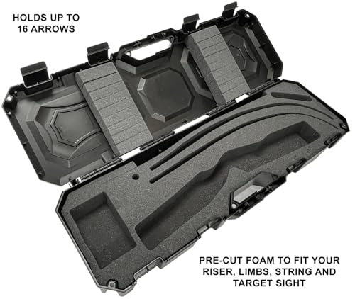 MTM BC34TD Takedown Recurve Bow Case, Lockable Storage, Airline Approved Hard Case, Hold’s 16 Arrows, for one Target or Hunting Bow Setup, Made in USA by MTM - Image 4