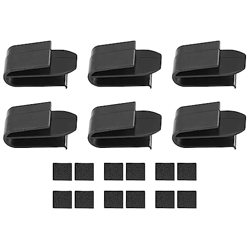 Image of ALI2 6 Pieces Air Freshener Adapter Compatible with Tesla Model 3 Model Y,Car Air Vent Freshener Fixing Clip Adapter Air Freshener Holder with Sponge Pad Compatible with Tesla Model 3 Model Y,Black