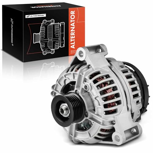 A-Premium Alternator Compatible with Mercedes-Benz C208/C209 Series CLK320 2001-2002, W210 Series E320 2001-2003, 3.2L, 12V 120A 6-Groove Pulley Clockwise, Replace# 0111542702, 0111546202 by A-Premium - Used condition - US$129.72
