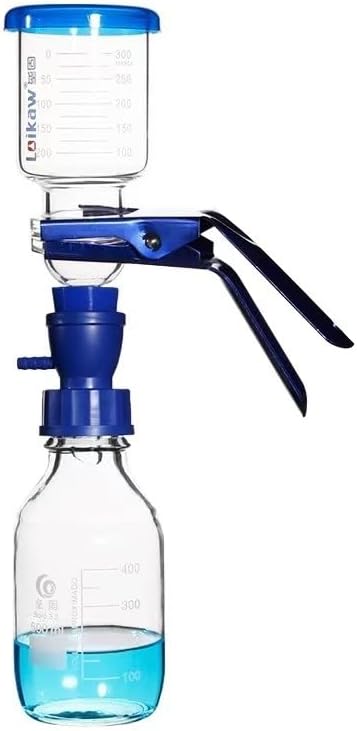 Solvent Filtration Apparatus Set 500mL Glass Sand Core Vacuum Filter ...