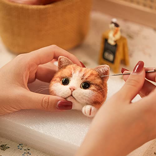 image for Yushen Wool Felt Mold Template Kits for Plush Toy Ears Eyes Nose Makin