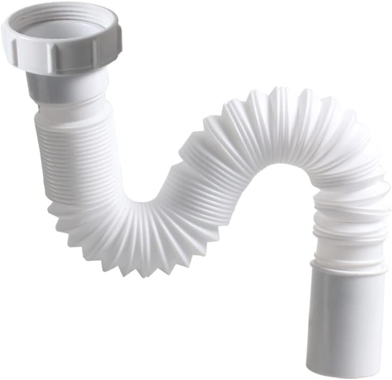 HBJWOV G1 1/2" Kitchen Sink Drain Hose Connecting Drain Pipe Washing Basin Retractable Water Pipe