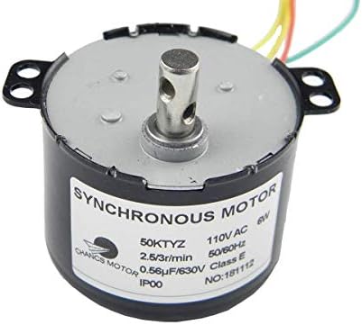 CHANCS 50KTYZ Synchronous Motor AC 110V 2.5/3RPM Electric Gear Motor for School Project