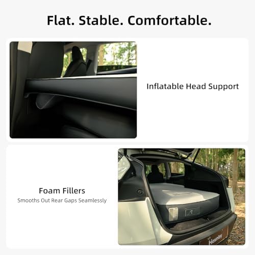 FlatCore 19.1cm(7.5인치) TPU 뒷좌석 폼 매트리스 테슬라 모델 Y 2025-2026용 — 사진 3