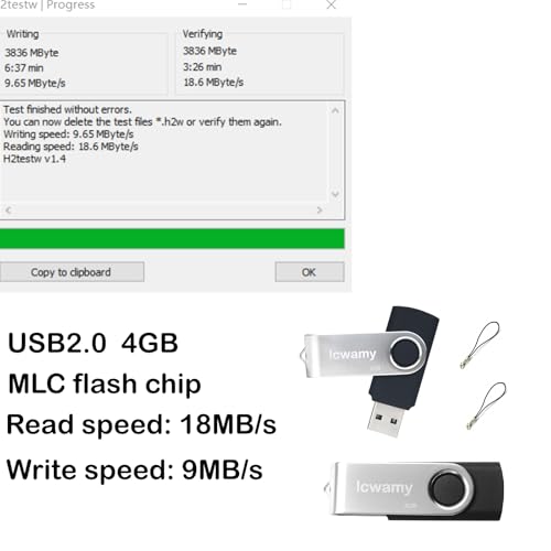 lcwamy 4GB USB Flash Drives 2 Pack Bulk USB2.0 Flash Drive 4GB USB Stick Thumb Drive 2 Pack - Image 2