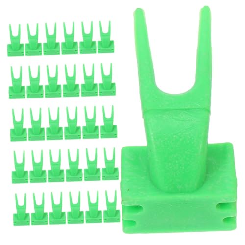 SHINEOFI 50 Stück Papageien Futtergabeln für Vogelkäfig Kleine Gemüsegabel aus Kunststoff Multifunktional Passend für Verschiedene Vogelkäfige