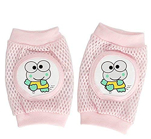 Hillento 4 Paar Baby kriechende Knie Pads super atmungsaktive einstellbare Karikatur Knieschoner Knie Ellenbogen Pads Arm Pads Sicherheit Schutz Kleinkind Mädchen und Jungen Cover