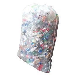 SquEqu Extra Large Mesh Bag 100 Gallon 60''x48'' Multipurpose Drawstring Storage Container Sack Net Bags For Collecting Recycling Water Bottles Empty Cans Laundry Basketball Soccer Team Balls