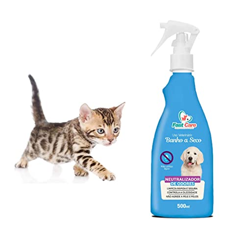 Banho A Seco Para Cães E Gatos Neutralizador De Odores Pet