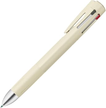 ペンさん専用 Amazon | ゼブラ 多機能ペン ブレン 4+S 0.5mm 猫の毛色 クリーム軸