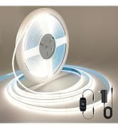 Amazon.com: AUZIWE COB LED Strip, White LED Strip Lights 32.8ft
