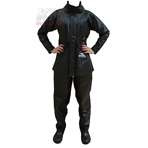 Capa de Chuva Feminina Para Motoqueiro Pvc Impermeavel Piracapas P