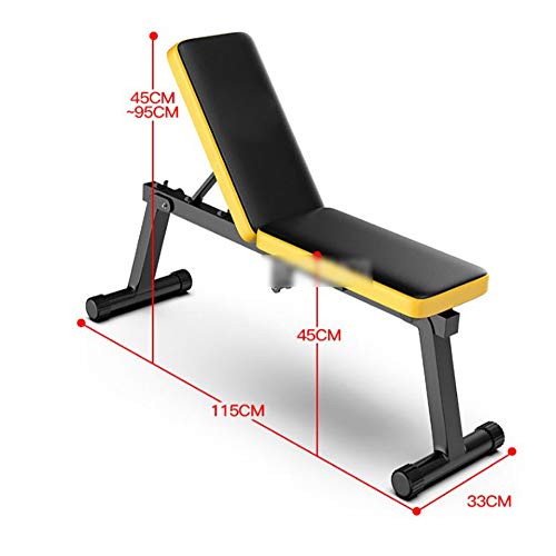 Foto von Faltbare Hantelbank Multifunktionale Sit Up Bauchbank Gewichtheben Training Arm Muskel Fitness Tool