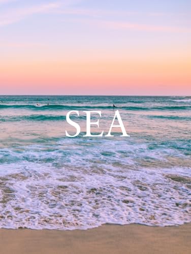 Sea: Coastal Decorative Book | Modern Beach House Accent for