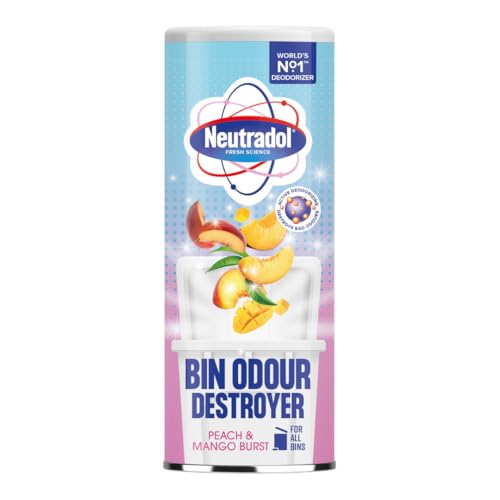 Image of Neutradol Bin Odour Destroyer Powder, Peach & Mango Burst Fragrance, Eliminates Fungal Growth, for All Bins, 350g