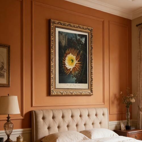 Impression sur toile Temple de Flora tableau de nuit avec cadre - 7