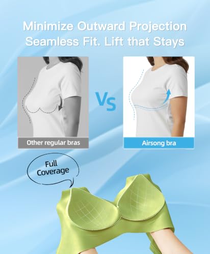Image of Minimizer Bras for Women Full Coverage Wireless Plus Size Seamless Bralette Removable Pads Comfort 32A-42DD