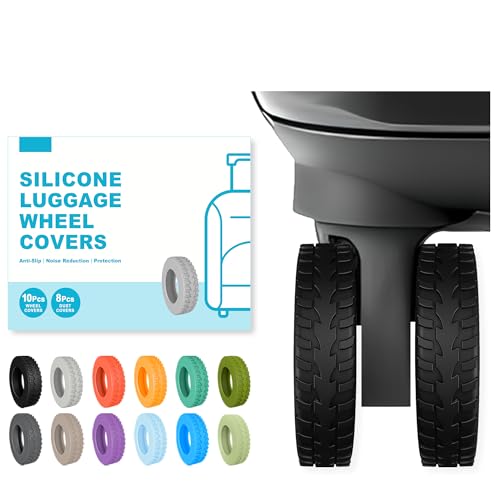 10-Pack Luggage Wheel Covers for Suitcases