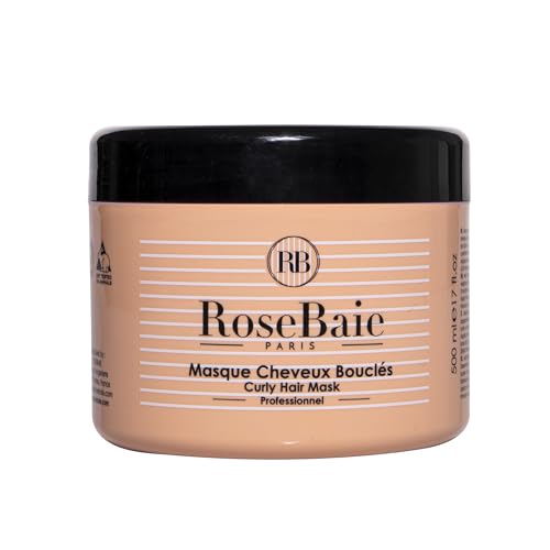 RoseBaie Masque Cheveux Bouclés x Huile d'Avocat 500 ml
