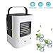 Produktbild MWDLYX Luftkühler/Portable Mini/Personal Raumklimaanlage/Verdunstungskühler mit USB-Ladegeräte Startseite/Büro/Bad/Schlafen im Freien,Weiß,A