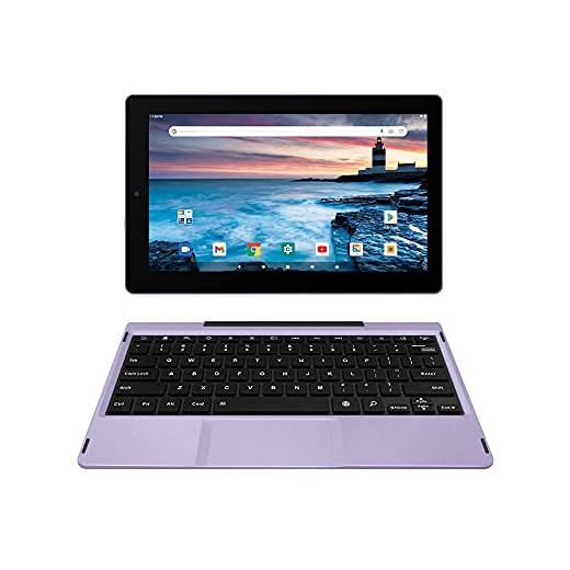 RCA Premier 11.6" Delta Pro 2 Android 10 Tablet with Keyboard (Lavender) (Renewed)