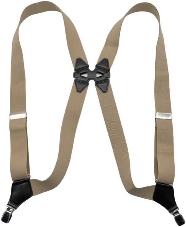 British Retro Suspender Clips for Men's Side Clips Back-mounted Suspenders