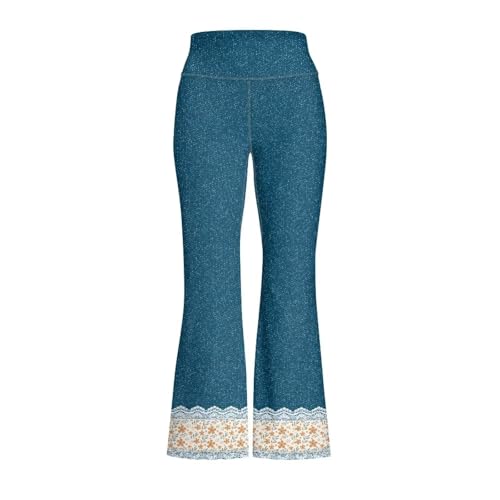 Lace Girls Athletic Flare Yoga Pants Summer Casual Soft Comfy Bell Bottom Leggings Fall Stretchy High Waist Leggings2