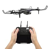 Pegau 4K HD Aerial Drone, Stable S85 RC Drone 3 Side Obstacle Avoidance 4-Axis LED Light for Kids 14+ for Racing (Dual Battery)