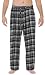 Gioberti Mens Flannel Pajama Pants, Elastic Waist, Charcoal / Gray, Large