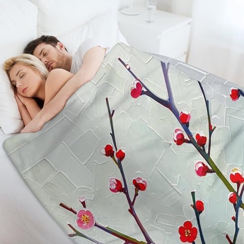 Plaid de lit anti-peluche couverture flanelle légère pour nuits fraîches - 7