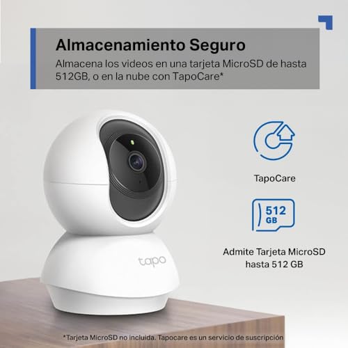 TP-Link Tapo 2K Pan/Tilt Security Camera for Baby Monitor, Dog Camera w/Motion Detection, 2-Way Audio, Siren, Night Vision, Cloud & SD Card Storage, Works with Alexa & Google Home, 2-Pack (C210P2) thumbnail 7