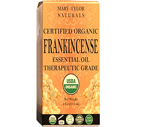 Organic Frankincense Essential Oil (4 oz), USDA Certified Premium Therapeutic Grade, 100% Pure and Natural, Perfect for Aromatherapy, Diffuser, DIY by Mary Tylor Naturals - Thumbnail 3