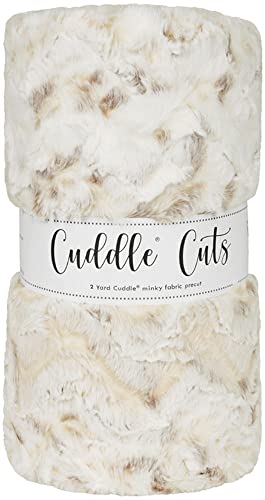 Shannon Fabrics Minky Luxe Cuddle 2 Yard Snowy Owl