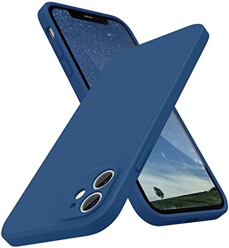 SURPHY Square Silicone Case Compatible with iPhone 11 Case, Liquid Silicone Slim Fit Case (Individual Protection for Each Len) for iPhone 11 6.1", White