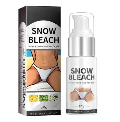 Image of Snow Bleach Cream, Bleach Intensive for Face and Body, Underarm Thigh Dark Whitening Cream, Moisturizing Creams, Exfoliation, Skin Lightening Care Creams for Women and Men