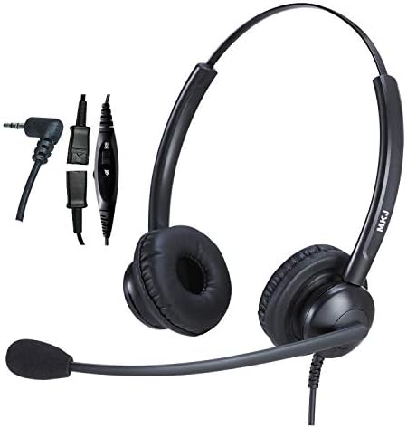 MKJ 2.5mm Headset for Office Phone 