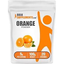 Orange Powder - Orange Fruit Powder, Nutrient-Rich Flavoring - Gluten Free, 5g per Serving, 100g 3.5 oz Pack of 1